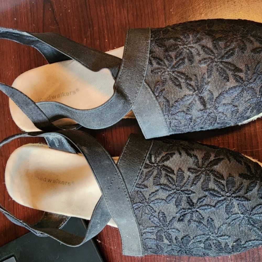 Cloudwalkers Women's Wedges - Black and Tan